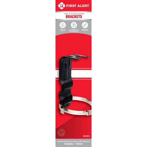 Bracket5 Replacement Fire Extinguisher Bracket Mount Kit For Home, Boat, And Vehicle Use With All Hardware Included For Quick, Easy Installation On Walls, Rigs, Or Cabinets