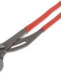 16 Inch XL Red Self Locking Water Pump Pliers With 27 Adjustment Positions Quick Adjust Button 30 Percent More Capacity Than Ordinary Pliers Pinch Guard Heavy Duty Plumbing Tool For Pros And DIYers