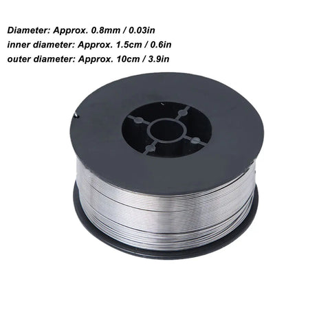 Heavy Duty Self Protecting Flux Cored Welding Wire 0.8mm No Gas Needed MIG Stick on a spool with 1kg capacity.
