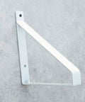 Invisible Shelf Brackets Legit Heavy Duty Floating Wall Mount Supports Rust Proof Metal Corner Braces Smooth Matte Finish shown on wall.