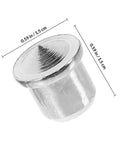 Single steel tenon center pin from Dowel Center Transfer Plugs Set Handy Steel Tenon Center Pins For Woodworking Accurate Marking And Alignment 6mm 8mm 10mm 12mm Sizes 16 Pieces DIY Pro Grade Woodworking Kit, measuring 1.5cm in diameter and height.
