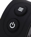 Close-up of Finger Throttle For Electric Scooters Ultra Sensitive Accelerator Control with power button and stripes