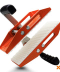 SDRTOP granite carrying clamps (2-pack) with white rubber-lined jaws and black handles