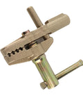 Pro Industrial Heavy Duty 600A Brass Welding Ground Earth Cable Clamp With All Copper Build, Screw Connection for secure welding grip.