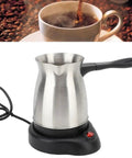 All In One Electric Turkish Coffee Maker With 600ml Capacity, Multifunction Espresso Tea Milk Pot, 600W Stainless Steel Heating