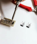 Two Pack Millimeter Sensor Probes For Industrial Use With Precision Distance Measurement And Obstacle Detection, Rugged Iron Build For Easy Installation, open-ended short needle probes on circuit board
