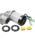 Pump Up Your Build With This Bad Boy Brushless Electric Motor 2500W 60V 5000RPM showing motor assembly with connectors and mounting plates.