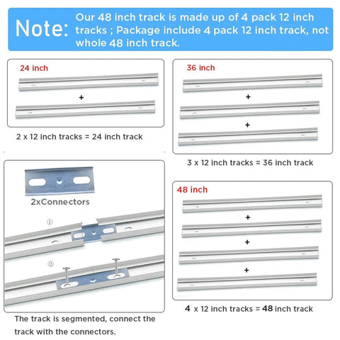 Bi Fold Closet Door Repair Kit With Steel Track And Complete Hardware Set For 48 Inch Bi Fold Doors track assembly guide