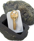 Outdoor Fake Rock Key Hider That Looks And Feels Like Real Stone, Weatherproof Spare Key Storage For Garden Or Yard, Easy Slide Cover