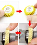 Easy Install Plug And Play Mixer Worm Gear Replacement for KitchenAid Mixers Yellow Durable OEM Grade installation steps