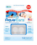Soft Moldable Silicone Earplugs For Sleep And Swim, 18 Pairs, Waterproof And Noise Reducing, Helps Prevent Swimmer's Ear, Clear.