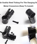 Heavy Duty Mobile Cable Rack For Desk Wire Organization Featuring Adjustable Coil Spacing To Keep Your Desk Slick And Totally Organized Solid Gear Storage Stand, close-up of steel connectors