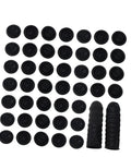 Boss Level Black Antistatic Finger Covers Straight Up Sweat Resistant Cotton Workshop Sleeve Guards arranged in a grid.