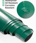 Front view of green rubber ESD soldering mat roll, 23.7 x 118 in, anti-static, high-temp vinyl.