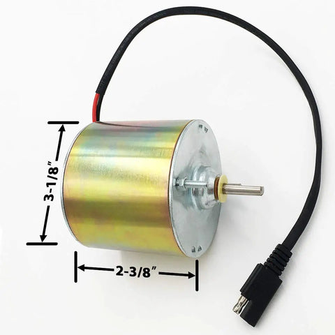 Highwild Replacement Feed Motor For Power Control Unit 12 Volt With 1/4 Inch Shaft Universal Fit Multi Pack Two Motors Included Heavy Duty Electric Feeder Upgrade Kit Reliable Performance Tool