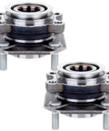 Beefed Up Front Wheel Hub And Bearing Assembly For Nissan Sentra 2007 To 2012 With ABS Tone Ring Sensor 4 Lugs Left And Right Two Piece Set