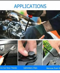 Must Have Car Plastic Rivet Clips Kit 100 Pcs In Six Sizes For Bumpers And Interior Panels Nylon Retainer Clip Set applications