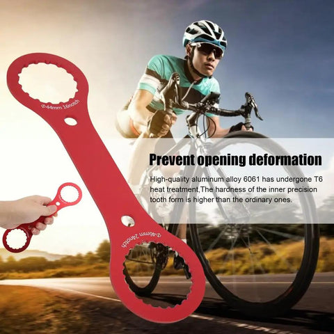Durable Aluminum BB Wrench Tool For 44mm And 46mm Bottom Brackets With 16 Notch And 24 Notch Easy Installation And Removal Spanner
