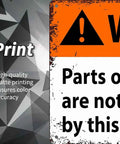 12 By 8 Inch Aluminum Safety Warning Sign Not De Energized For Electrical Panels Durable Metal Construction With Pre Drilled Holes For Easy Mounting In Industrial And Commercial Settings, orange warning sign print