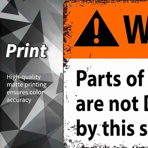 12 By 8 Inch Aluminum Safety Warning Sign Not De Energized For Electrical Panels Durable Metal Construction With Pre Drilled Holes For Easy Mounting In Industrial And Commercial Settings, orange warning sign print