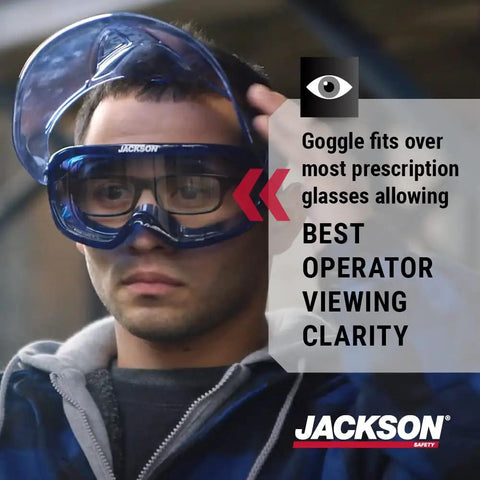 GPL Series Safety Goggles With Detachable Flip Up Face Shield Anti Fog Lenses Fits Over Glasses ANSI Z87.1 Certified Protection