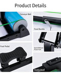 Indoor Bike Trainer Stand For Home Cycling Heavy Duty Aluminum Alloy Frame With ABS Roller and Anti Slip Pedal Details