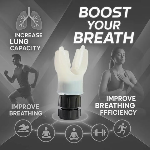 Portable Lung Trainer For Adults Ready For Daily Breathing Workouts On The Go Improve Lung Capacity And Respiratory Muscle Strength