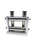 Four Roller Guide Wheel For Rope And Cable Lead With Adjustable Mounts Heavy Duty Wire Guide System Compatible With Qp20 Qp30 Qp30 For Smooth Cable Runs, stainless steel