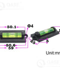 Spirit level Wall TV Bubble Level Wall Hanging Carpenter Water Level Tool with measurements and details in mm.