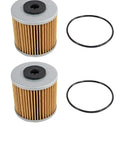 Two Pack Transaxle Hydraulic Filter Replacement For Ferris Mowers IS2100 IS3200 With Hydro Gear Transaxle Includes Two Replacement Filters