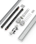Ceakian 32 Inch Concealed Sliding Barn Door Hardware Kit With Soft Close For 24 Inch Passage Opening Zero Clearance From Wall
