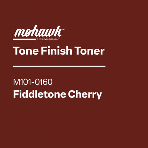 Legit Rich Cherry Wood Finish Toner For Slick Furniture Touch Ups With Fade Resistant Fine Ground Pigments And Seamless Blending Spray Formula For Dead On Home Repair Results, Fiddletone Cherry label on a dark background.