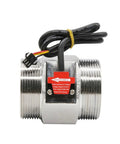 2 Inch Stainless Steel Hall Flow Sensor Water Flow Meter For Garden Hose No Brainer Install Liquid Flow Switch Outdoor