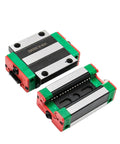 Beefed Up Linear Guide Rail Slider Block Carriage For EGR Square Rail System 20mm showing top and underside details.