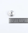 8Mm Bore 40 Tooth GT2 Timing Pulleys Set Of 4 For 6mm Belts Aluminum Alloy beside a measuring ruler