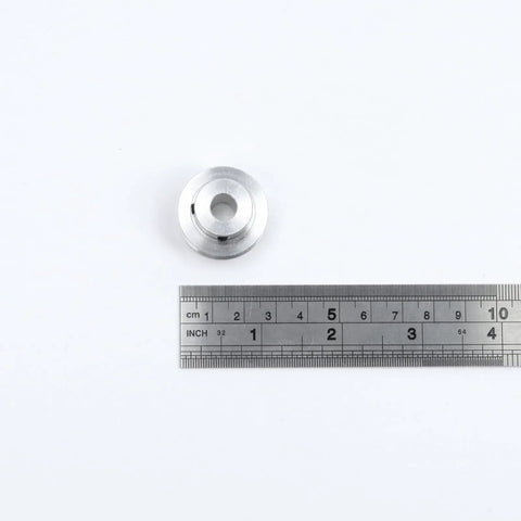 8Mm Bore 40 Tooth GT2 Timing Pulleys Set Of 4 For 6mm Belts Aluminum Alloy beside a measuring ruler