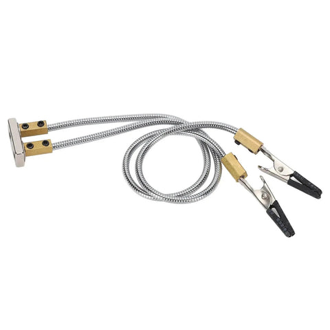 Top Notch Adjustable Helping Hands Tool With Magnetic Welding Base And Heat Resistant Clamps, connecting wires with clips.