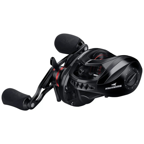 MegaJaws Baitcasting Reel With AutoMag Dual Braking System For Long, Stable Casts And Smooth Retrieval 7.2 To 1 Gear Ratio Right Handed Fishing Reel New Compact Blacktip Design For Freshwater And Saltwater Anglers