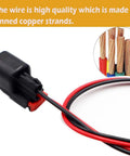 Two Pack 2 Pin Side Marker Light Connector Pigtail For 2015 2020 Chevrolet Camaro Harness Wiring Plug 34062-0028 with copper wires