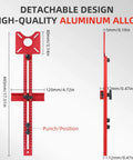 All In One Router Jig And Circle Cutting Guide For Woodworking 4 In 1 Milling Groove Bracket With Aluminum Alloy, side view