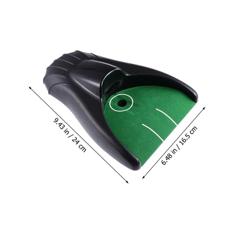 Indoor Golf Practice Aid With Automatic Ball Return System No Battery Needed Perfect For Beginners High Performance Golf Trainer dimensions