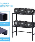 Two Tier Expandable Metal Storage Shelves Built For Tough Use With Adjustable Heights From 18.7 To 28.3 Inches Heavy Duty 150 Lbs Per Shelf Utility Rack For Kitchen Garage Laundry Bathroom Pantry And Warehouse, black metal shelf with 50 lb weights