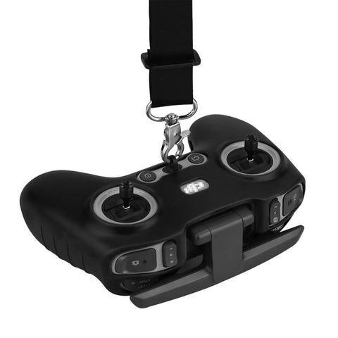 Durable Silicone Protector Cover For DJI Avata Remote Controller 2 And 3 FPV Dope Grip Smooth Scratch Proof Shield Case, black