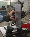 Person using Power T Handle Ball End Hex Key Set Nine Piece Allen Wrench Kit For Inch Sized Screws Made In The USA