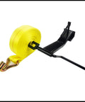 Cargo Tie Down Strap Winder Roll Up For Flatbed Trailers And Trucks Up To 4 Inches Wide Keeps Tie Down Straps Neat And Ready