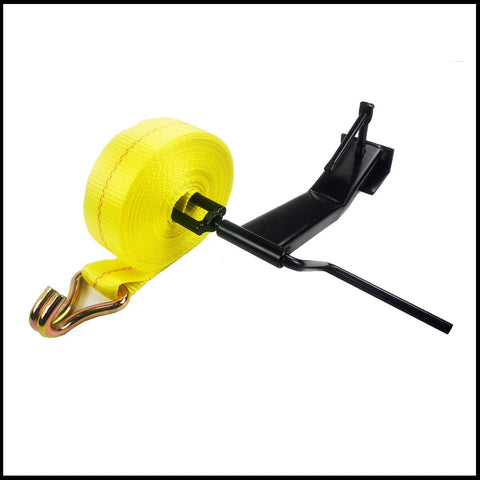 Cargo Tie Down Strap Winder Roll Up For Flatbed Trailers And Trucks Up To 4 Inches Wide Keeps Tie Down Straps Neat And Ready