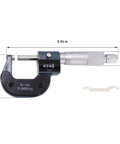 One Inch Outside Micrometer With Carbide Tips And Digit Counter Precision 0.0001 Inch Range From Zero To One Inch With 0.001 Inch Reading