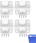 4 Pack Cooler Hinges Replacement Kit With Storage Box For Ice Chest And Camping Coolers Beefed Up Durable Plastic Hinges