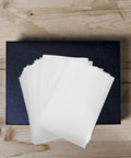 Stack of White EPE Foam Pouches For Mailing Parcels And Shipping Packages Pack Of 200 With High Shock Absorption