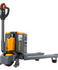 ApolloLift Heavy Duty Electric Pallet Jack 4400 Lb Capacity With 48 X 27 Forks designed for cold storage with ergonomic handle.